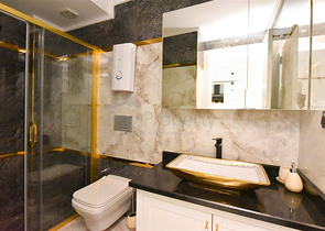 Furnished 1+1 apartment in a new complex in Kargicak district