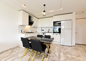 Furnished 1+1 apartment in a new complex in Kargicak district