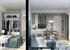 A respectable condominium on the golf courses of the Laguna resort complex