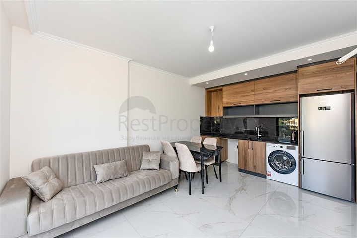Fully Furnished 1+1 Apartment with Rich Facilities in Oba, Alanya — 3 km from the Sea