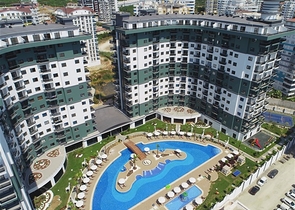 Cozy 1+1 apartment in a popular residential complex in the Mahmutlar area