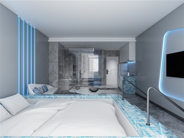 Modern complex near Naiharn beach