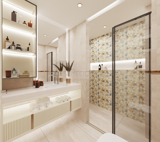 Apartment 1+1 in the Cleopatra area with a residence permit