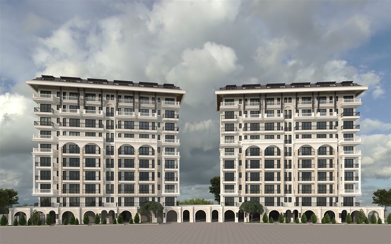 Apartment 1+1 in the Cleopatra area with a residence permit