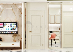 Apartment 1+1 in the Cleopatra area with a residence permit