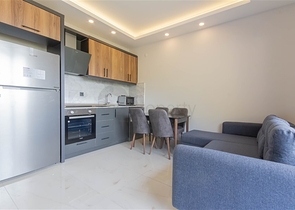 Furnished 1+1 apartment just 750 m from Cleopatra beach