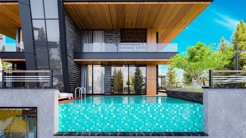 4+2 villas with stunning views in Kargicak area 