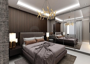 Apartment with sea view in a picturesque area of Alanya