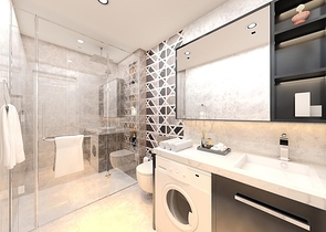 Apartment with sea view in a picturesque area of Alanya