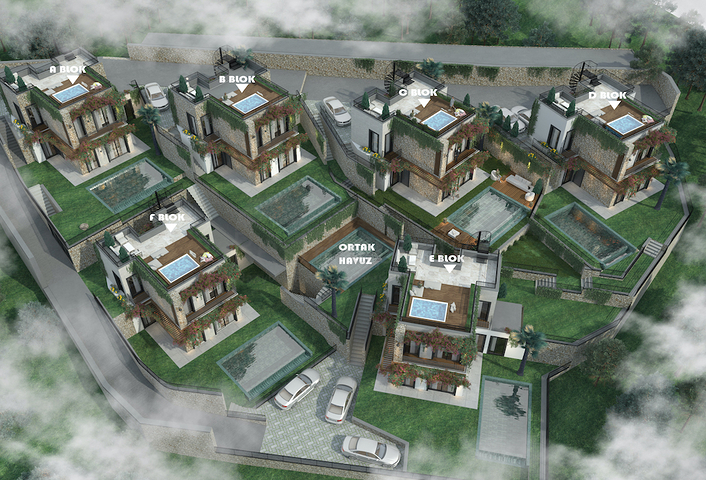 A boutique project of a family concept surrounded by nature.