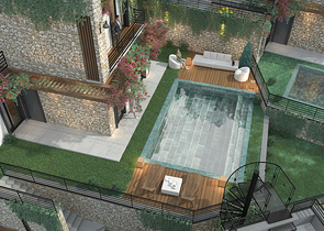 A boutique project of a family concept surrounded by nature.