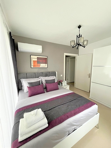 2+1 apartment in Demirtas district in a complex with rich infrastructure 