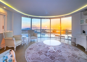 Spacious two-storey villa with panoramic views of the Mediterranean Sea