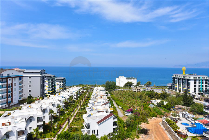 Luxury penthouse overlooking the Mediterranean Sea in Kargicak district