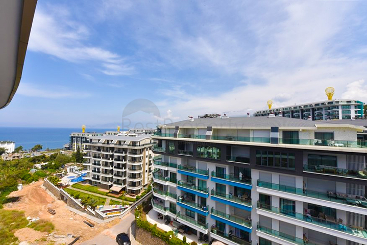 Luxury penthouse overlooking the Mediterranean Sea in Kargicak district