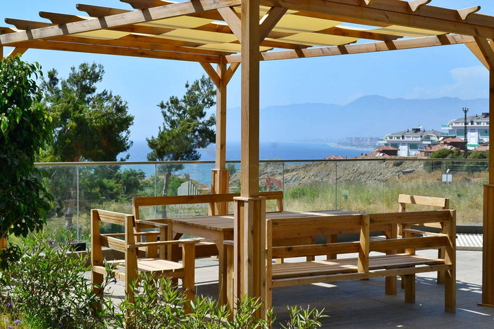 Luxury penthouse overlooking the Mediterranean Sea in Kargicak district