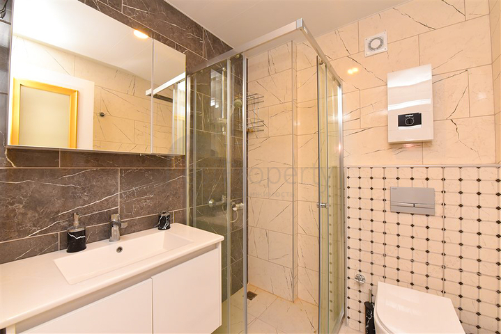 1+1 apartment for rent in Avsallar area, 1,200 m. to the sea