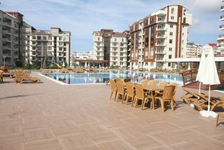1+1 apartment in Avsallar in Orion City complex for rent