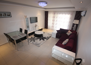 1+1 apartment in Avsallar in Orion City complex for rent