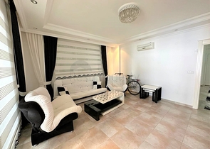 2+1 apartment with separate kitchen in the center of Alanya