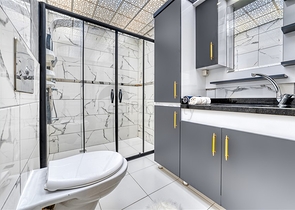 Spacious apartment in Mahmutlar area with sea and mountain views