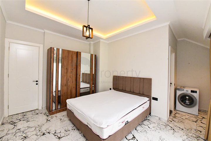 Furnished 2+1 penthouse for long-term rent in Oba area