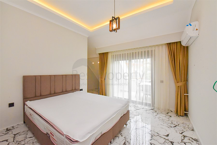 Furnished 2+1 penthouse for long-term rent in Oba area