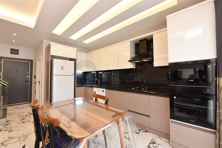 Furnished 2+1 penthouse for long-term rent in Oba area