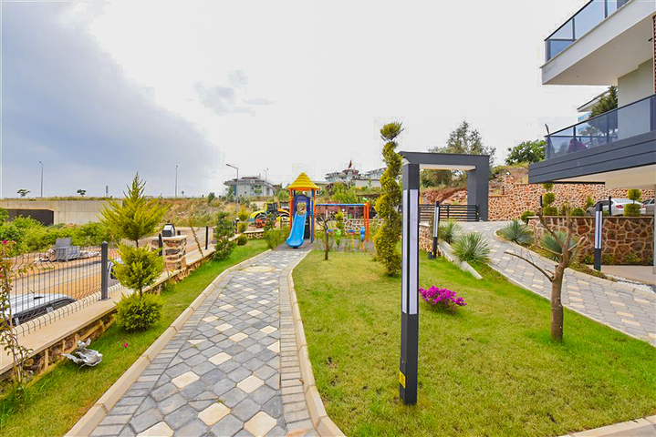 Furnished 2+1 penthouse for long-term rent in Oba area