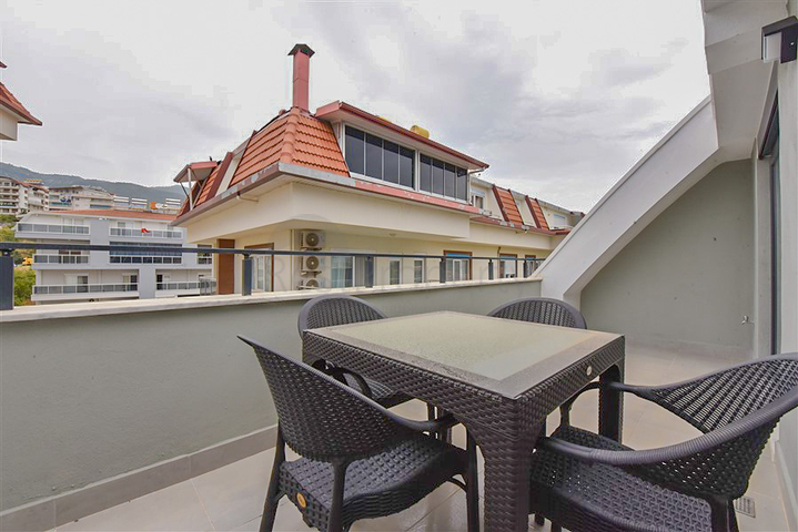 Furnished 2+1 penthouse for long-term rent in Oba area