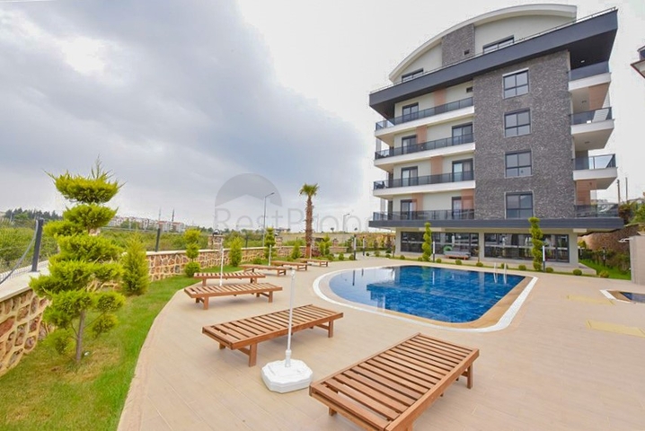 Furnished 2+1 penthouse for long-term rent in Oba area