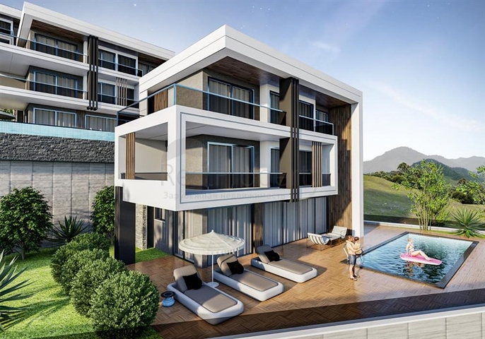 Villas with stunning views of the whole of Alanya