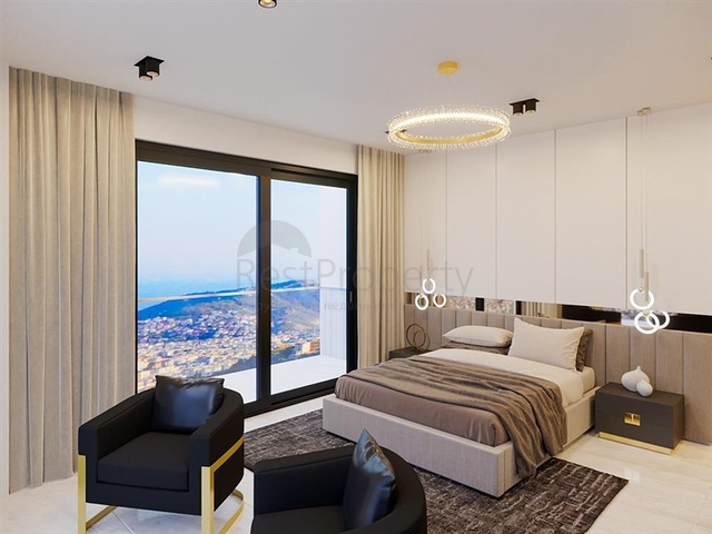 Villas with stunning views of the whole of Alanya