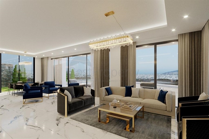 Villas with stunning views of the whole of Alanya