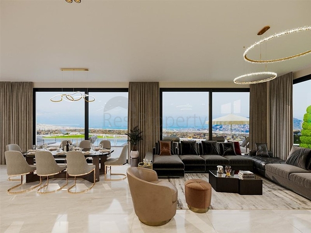 Villas with stunning views of the whole of Alanya