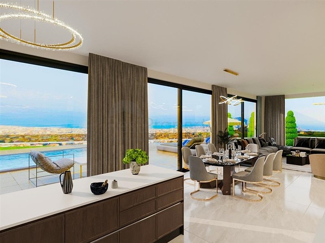 Villas with stunning views of the whole of Alanya