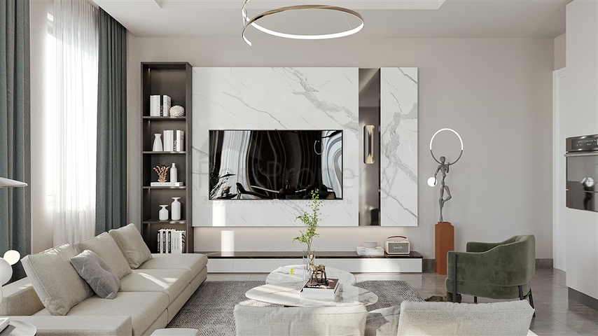 A new complex under construction in the Cleopatra area