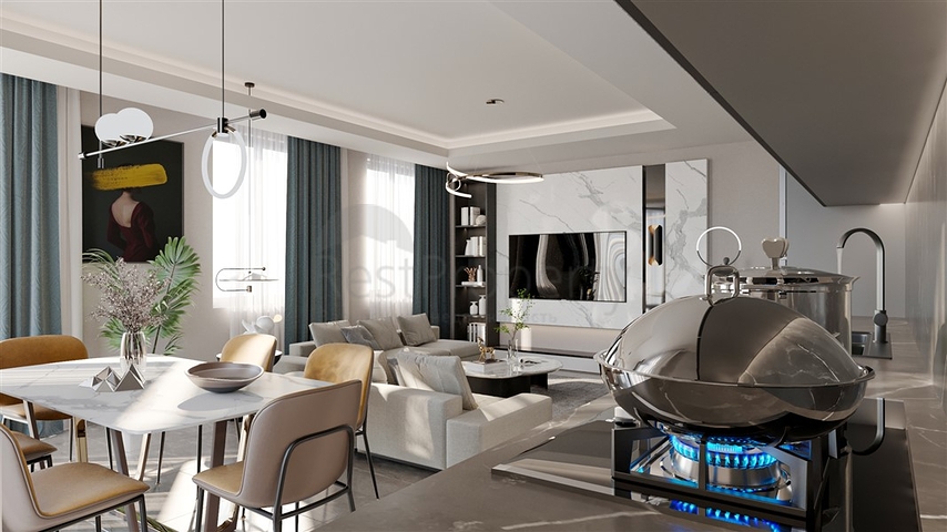 A new complex under construction in the Cleopatra area