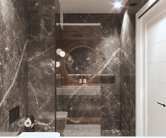 Apartments 1+1 and 2+1 under construction in Avsallar district