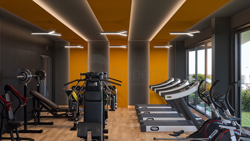 Apartments 1+1 and 2+1 under construction in Avsallar district