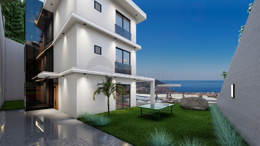 4+1 villa for citizenship in the prestigious area of Alanya Tepe