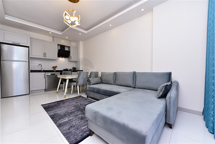 Furnished 1+1 apartment in Oba district