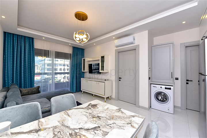 Furnished 1+1 apartment in Oba district