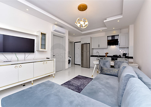 Furnished 1+1 apartment in Oba district