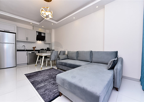 Furnished 1+1 apartment in Oba district