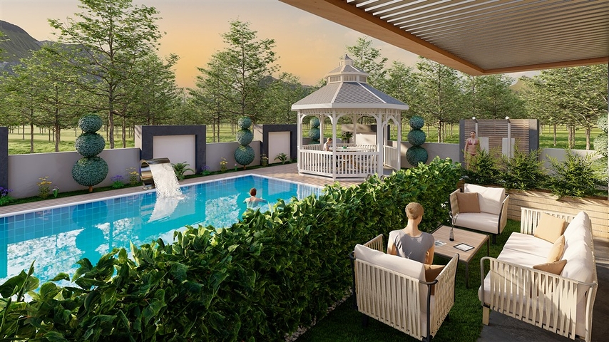 A new project in the Oba area with the possibility of obtaining a residence permit