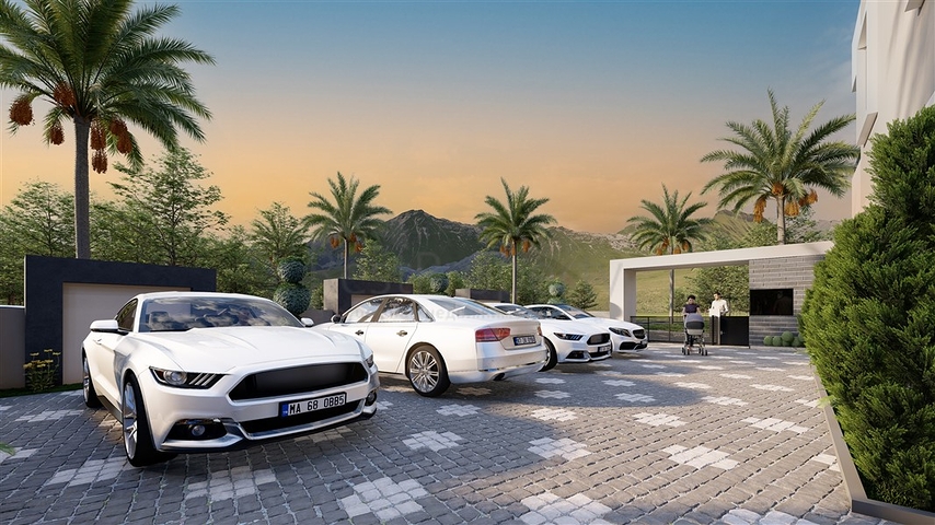 A new project in the Oba area with the possibility of obtaining a residence permit