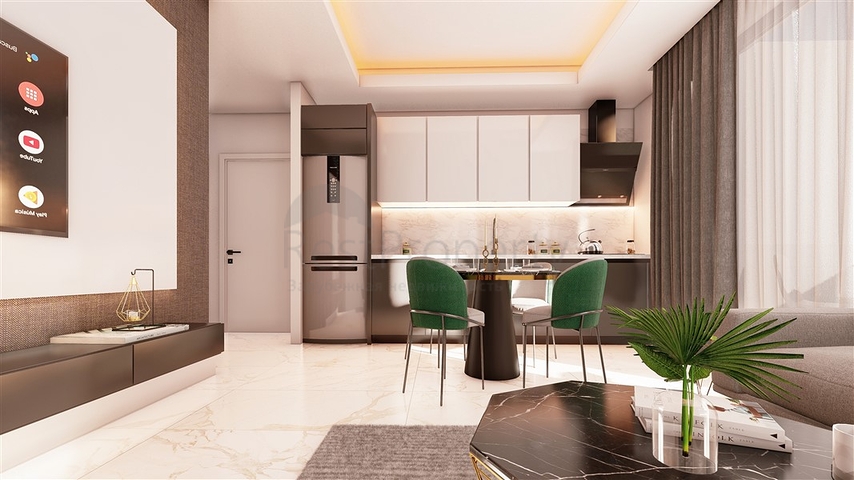 A new project in the Oba area with the possibility of obtaining a residence permit