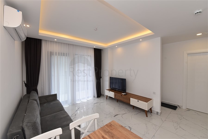 New 1+1 apartment in the center of Alanya