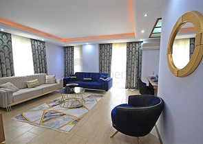 Spacious 2+1 apartment from the owner, 100 meters from the sea in the Mahmutlar area  